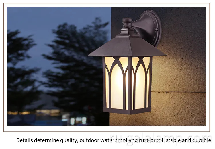 Элегантные водонепроницаемые наружные настенные огни для современных садов